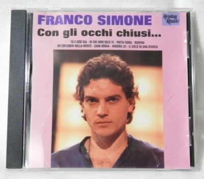 FRANCO SIMONE ''Con Gli Occhi Chiusi'' 1992 (Replay/ITALY) CD EX/EX!