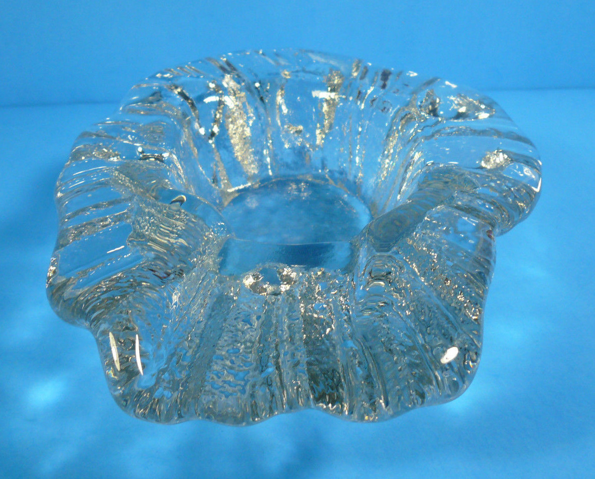 Mid Century Ice Icicle Cigar Ashtray 7.5