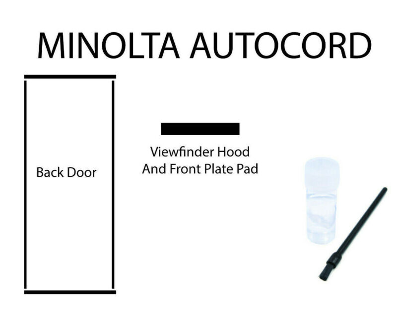 Minolta Autocord Light Seal Kit And Viewfinder Pad