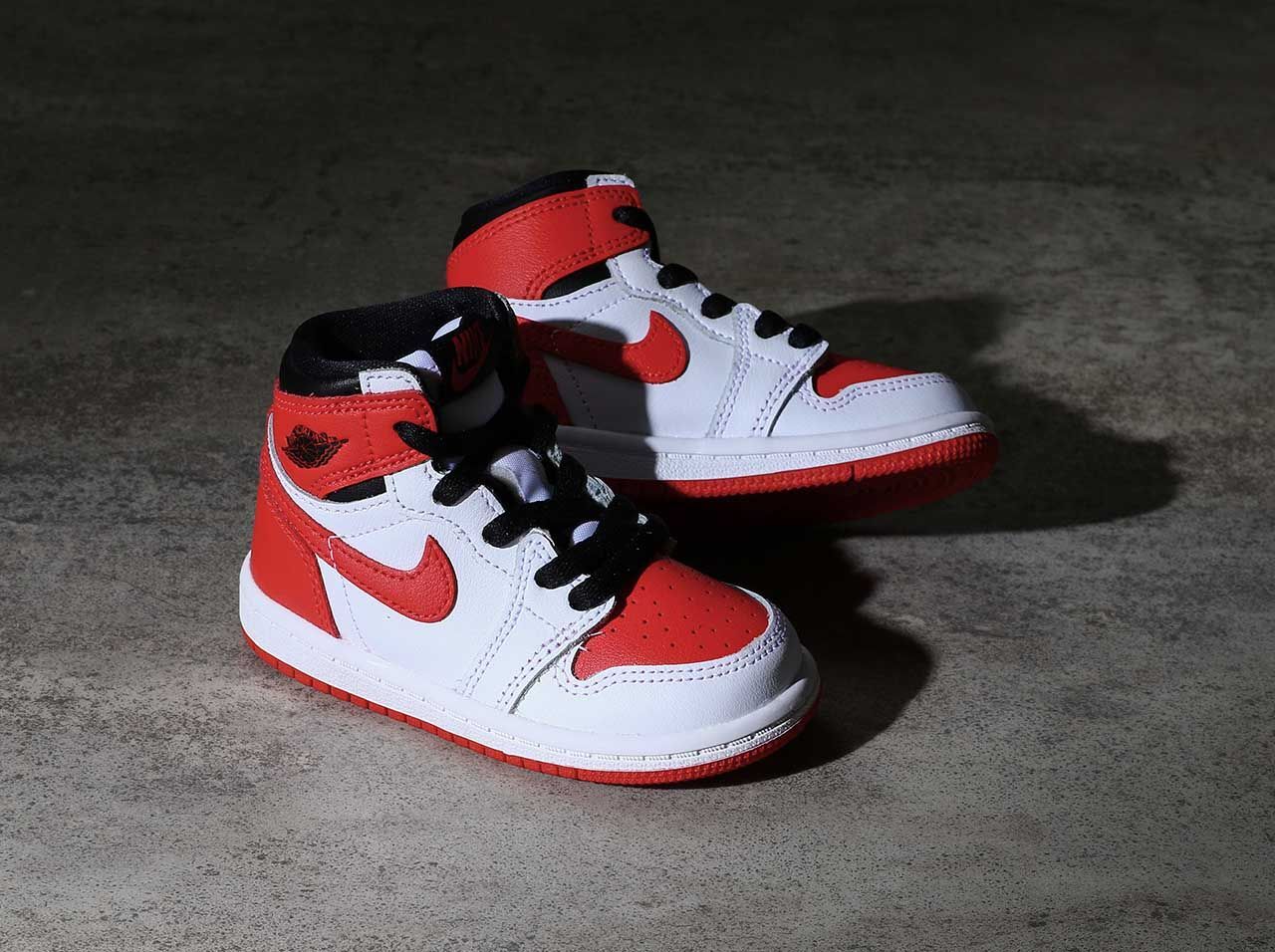 NIKE ジョーダン1 キッズ Nike Air Jordan Retro 1 High Heritage Red White TD Toddler