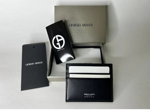 Giorgio Armani - Credit Card Holder - NEW WALLET IN BOX! | eBay
