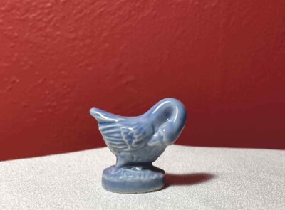 Vintage WADE MALE GOOSE Gander Red Rose Tea Porcelain Figurine Noah s Ark