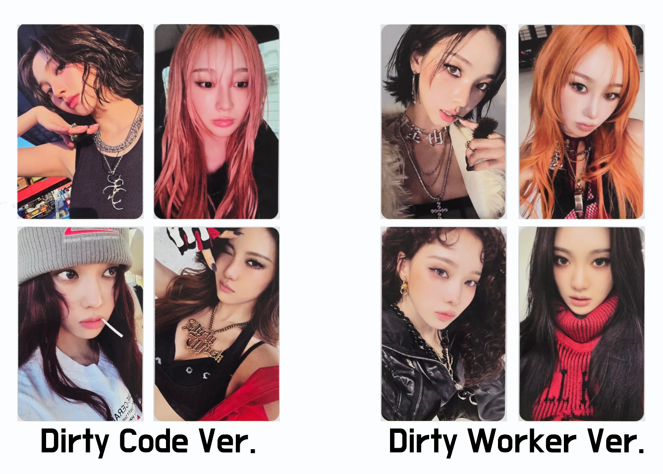 AESPA] Dirty Work Official Photocard (Dirty Code Ver, Dirty