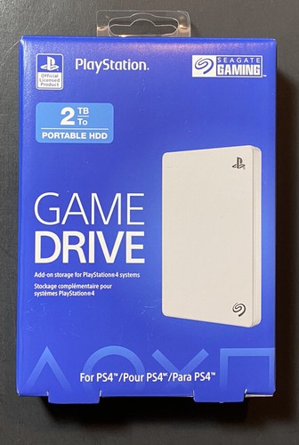 Seagate Srd00f1 2TB External Portable Hard Drive for PS4 - White