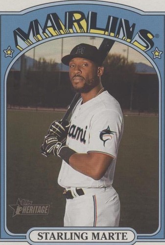 2021 Topps Heritage - Starling Marte #OB-SM