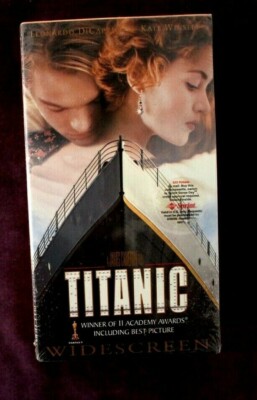LEONARDO DI CAPRIO & KATE WINSLET ''TITANIC'' -- 2 VHS TAPES NEW IN FACTORY WRAP