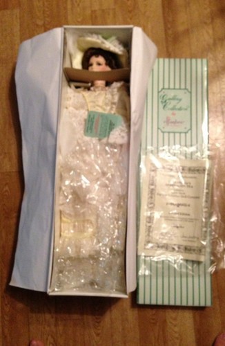 Effanbee Doll Lady Alexandra's Afternoon Tea Doll Large NIB Certificate 1992