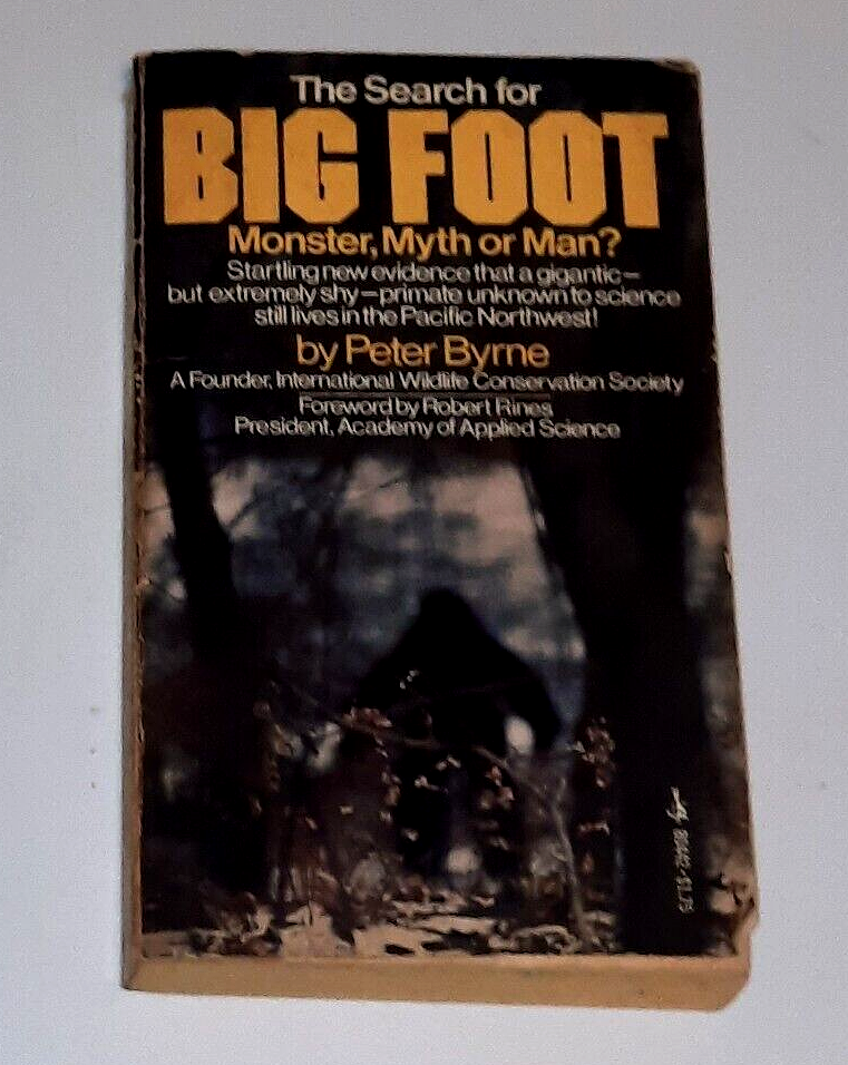 洋書 The Search for Bigfoot by Byrne The Search for Big Foot Peter Byrne Pocket Books pb 1976
