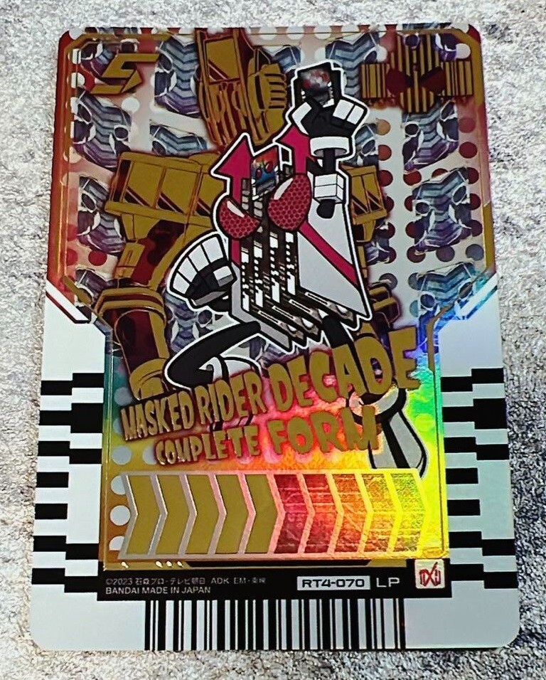 F　phase:04 LP completed ride chemy Kamen Rider Xross Saber Gotchard Ride Chemy Card Phase 04
