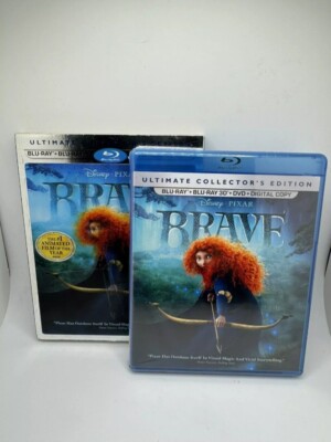 Brave (Blu-ray/DVD, 2012, 5-Disc Set, Ultimate Collectors Edition 3D Disney's 