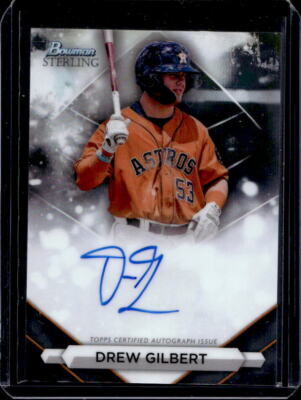 2023 Bowman Sterling Drew Gilbert Prospect Auto Autograph #PA-DG Astros