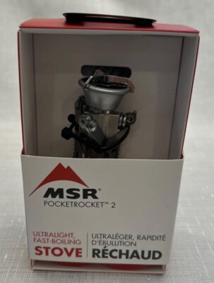 MSR POCKET ROCKET 2 Stove & Case Compact Hiking Camping Ultralight Cooking Stove