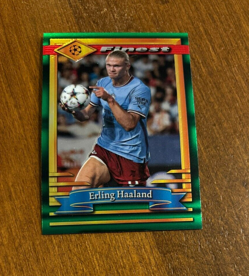 Erling Haaland 2022-23 Topps Finest Flashback UEFA #100