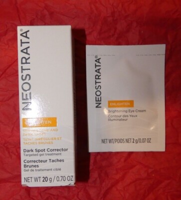 NEW NEOSTRATA Enlighten Illuminating Dark Spot Corrector + Brightening Eye Cream