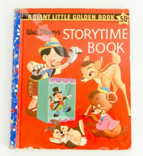 Vintage 1958 Giant Little Golden Book Walt Disney