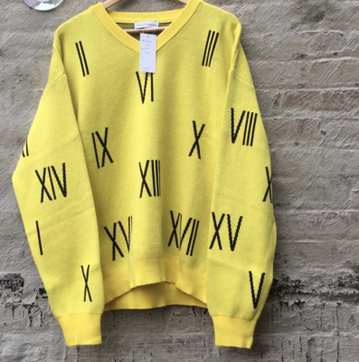 Gosha rubchinskiy yellow clearance sweater