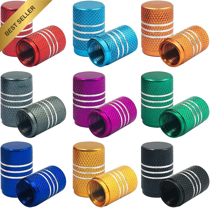 36 PCS Tire Valve Stem Caps,  Aluminium Tire Valve Cap Universal Valve Stem Cove