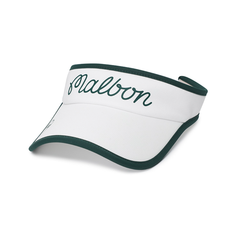 Malbon Golf] Woman's Mesh Visor - White | eBay