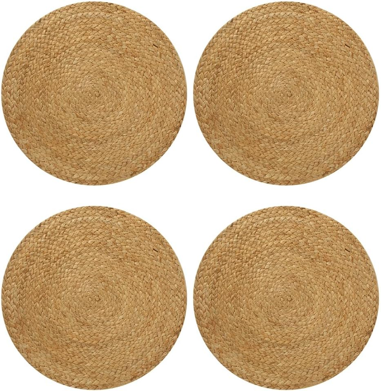 4Pc  Bailey 35Cm Jute Table Placemat - Natural