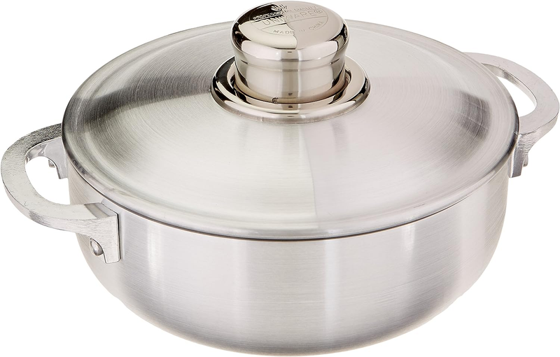 Uniware Super Quality Aluminum Caldero/ Stock Pot with Aluminum Lid, Thickness