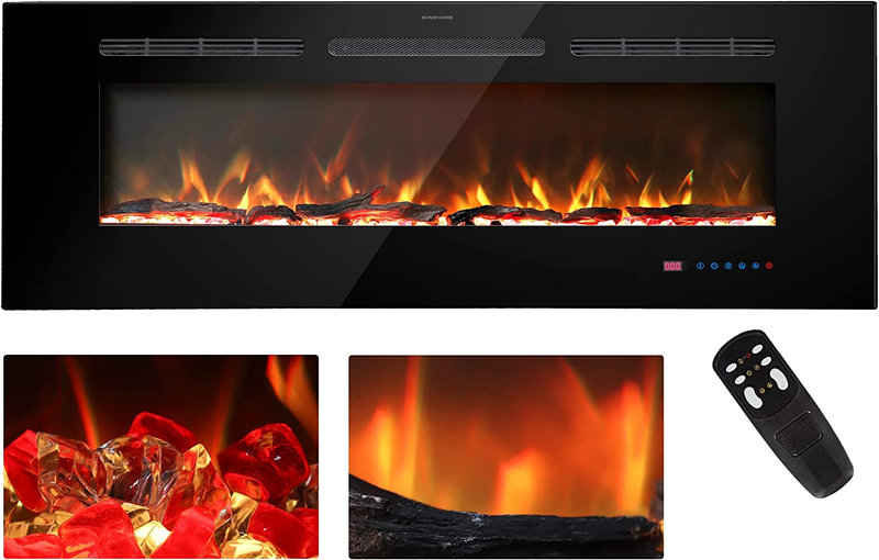 Inserts, Recessed And Wall Mounted Fireplace Heater