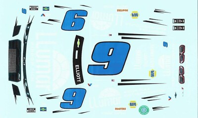 Winscals #9 Llumar 2024 Vegas Chase Elliott 1/24 Nascar decal
