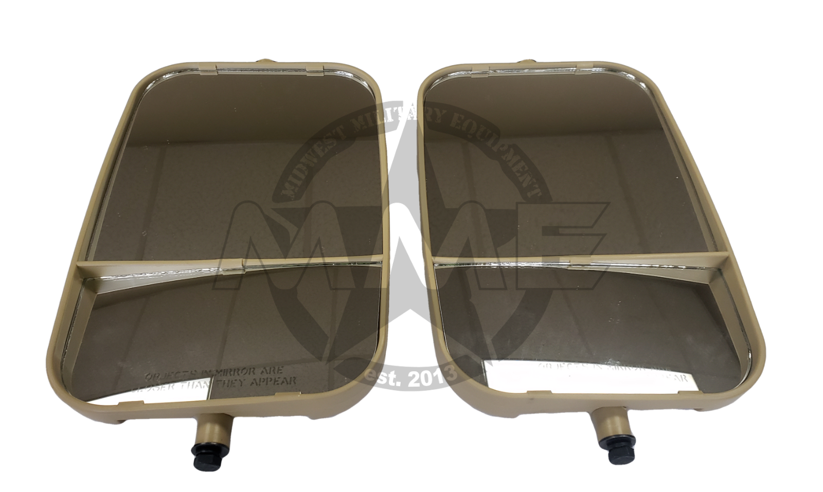 LH and RH Dual Mirror Head for HMMWV Humvee (TAN LH and RH Dual Mirror Head for HMMWV Humvee (TAN