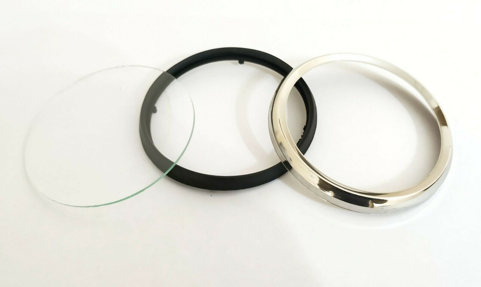 Vespa P200E P125X PX200 Speedometer Lens Kit Steel 85MM Glass Rim  