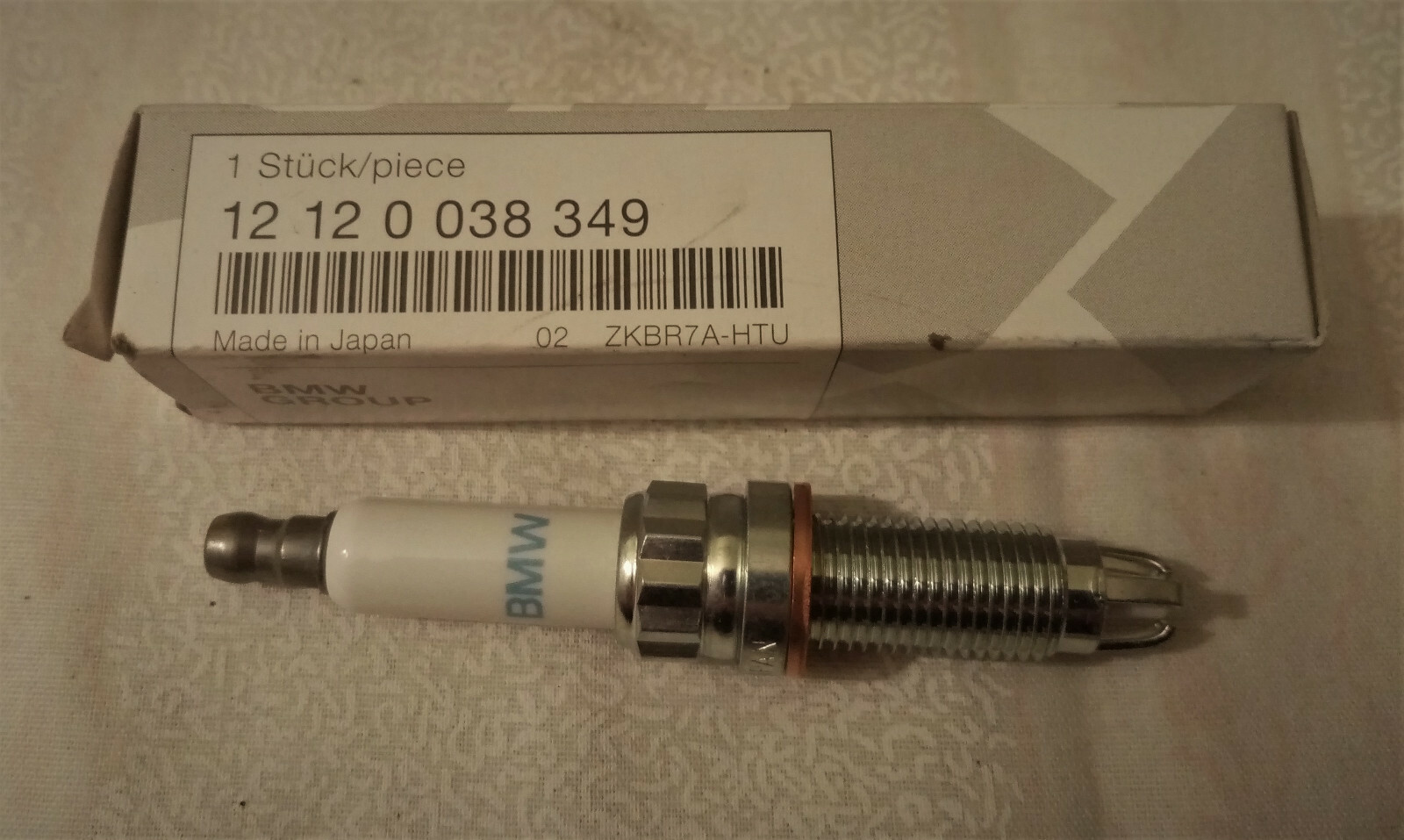 Genuine BMW NGK ZKBR7A-HTU spark plug 12120038349 | eBay Genuine BMW NGK ZKBR7A-HTU spark plug 12120038349 | eBay