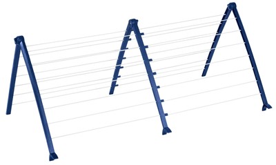 Casa Si XL Wäscheständer Bathflex Badewanne Wäschetrockner für Wanne ausziehbar