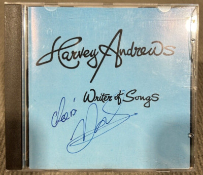 *SIGNED COPY* HARVEY ANDREWS - '' WRITER OF SONGS '' CD 1989 - LBEE CD002 - FOLK