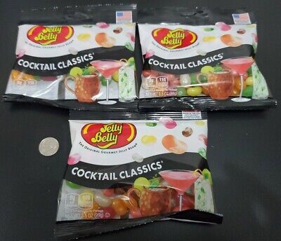 3 Pack Jelly Belly Cocktail Classics Jelly Beans 3.5oz Candy