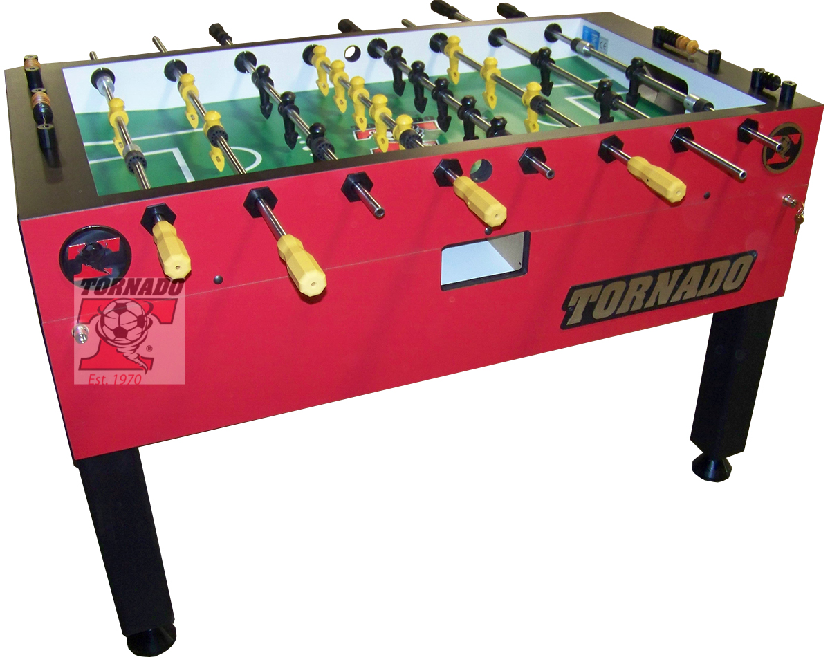Tornado T3000 Foosball SINGLE goalie RED FREE 6 pack of Tornado