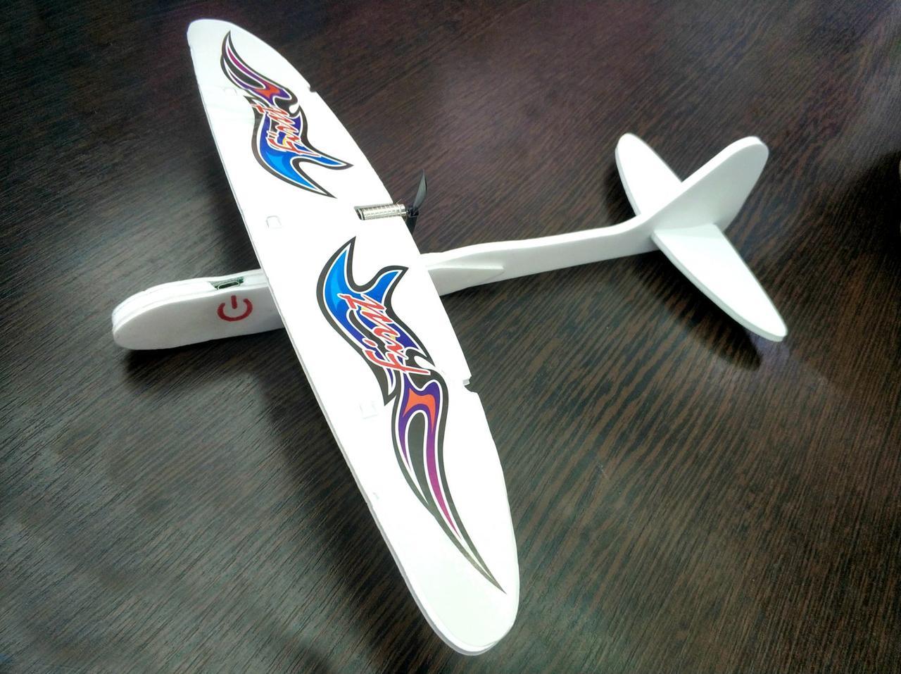 Aereo Aliante Leggero Elettrico Tiro Mano Gioco Giocattolo Bambini linq