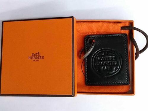 HERMES Key Ring Holder Black Campagne Leather Ligne Picto HERMES Key Ring Holder Black Campagne Leather Ligne Picto