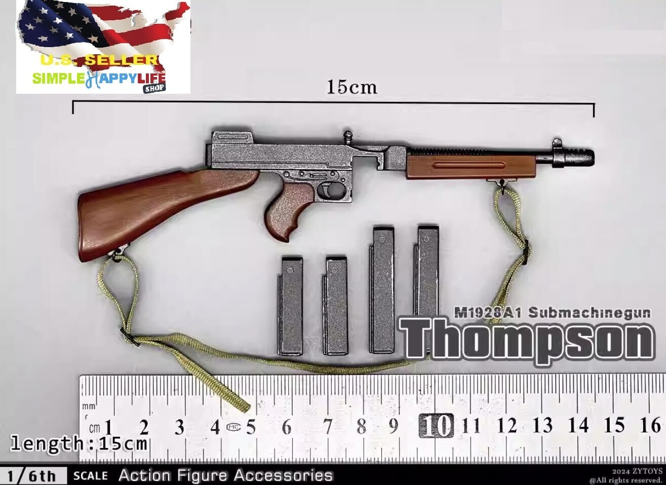 THOMPSON M1921 モデルガン モデルガン】トンプソン M-1921 サブマシンガン MGC 1979年製
