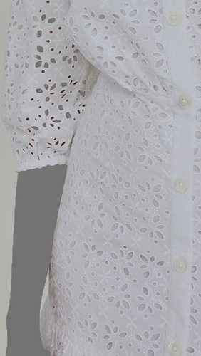 Pre-owned Veronica Beard $748  Womens White Cali Off The Shoulder Cotton Dress Size 0