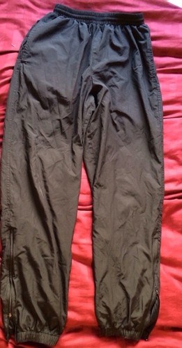 NIKE Clima FIT BLK SWEAT ATHLETIC FITNESS PANTS WOMEN Medium M Tapered Lined