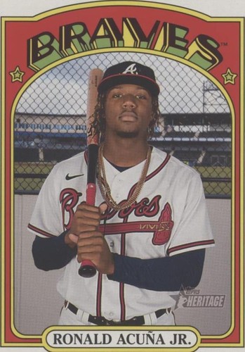 2021 Topps Heritage - Ronald Acuña Jr. #OB-RA