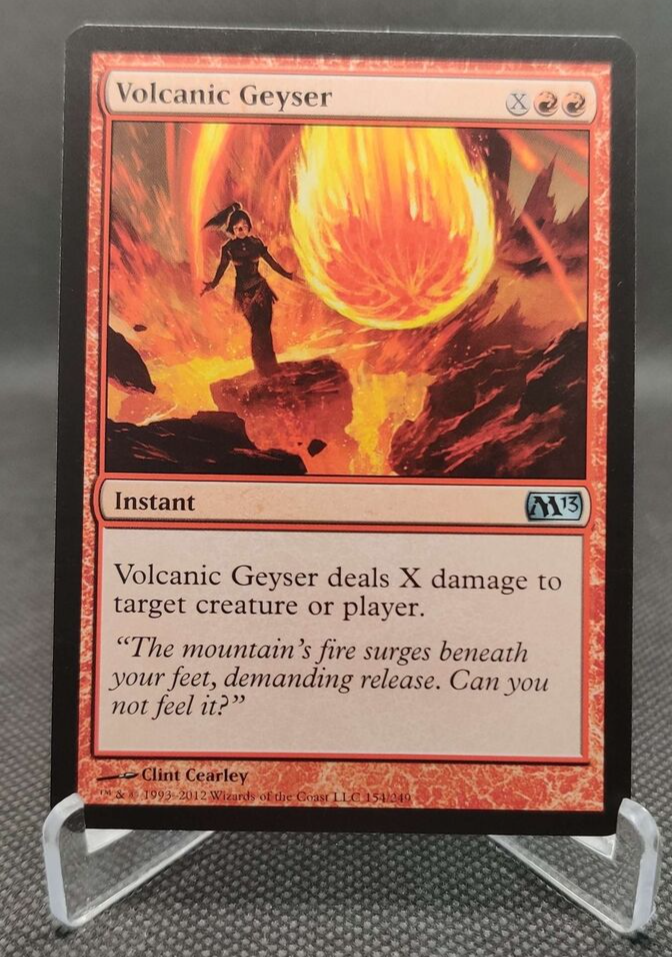 MTG Volcanic  英語版 MTG Volcanic Geyser 154/249 M13 Magic The Gathering card | eBay