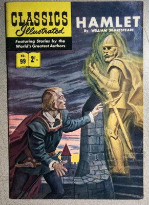 CLASSICS ILLUSTRATED #99 Hamlet (HRN 125) Australian comic FINE-