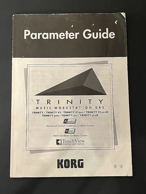 Korg Parameter Guide Trinity Music Workstation DRS Owners' Manual