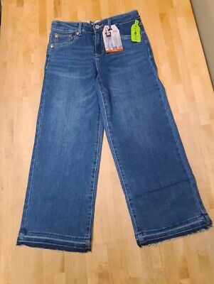 Levi's Cropped Wide Leg Jeans , Girls 12 Regular , Relaxed Fit , Mid Rise , NEW