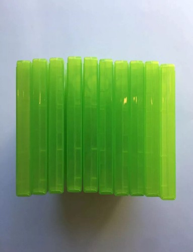 Lot Of 100 New XBOX 360 OEM Translucent Green Replacement Cases
