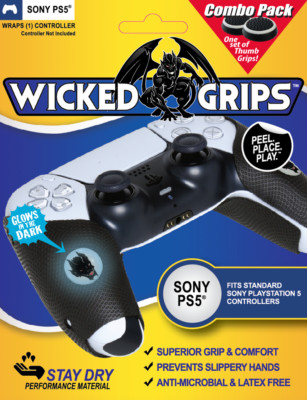 Wicked-Grips High Performance Controller Grips with Thumb Grips - for Sony PS5 