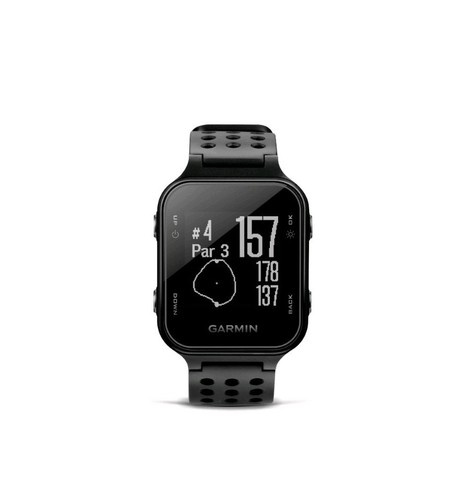 New Men's Garmin Approach S20 GPS Golf Watch Black With 4 Pack Screen Protector