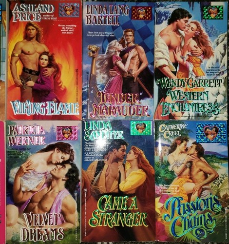 20 Vintage Zebra Historical Romance Lot A