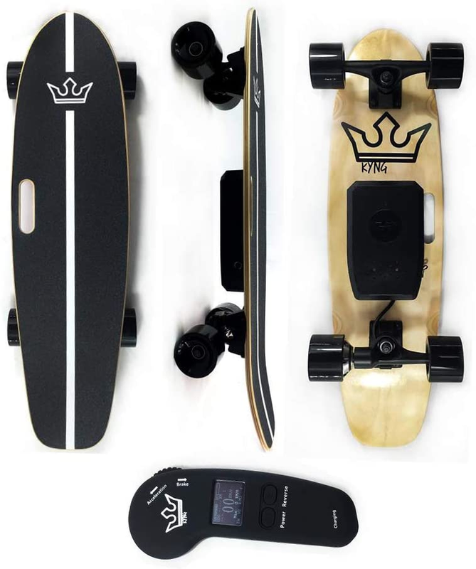 KYNG Electric Skateboard with Wireless LED Remote, 29