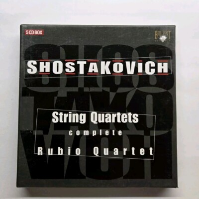 Shostakovich String Quartets Complete, Rubio (CD, 2002, 5 Disc Box Set)