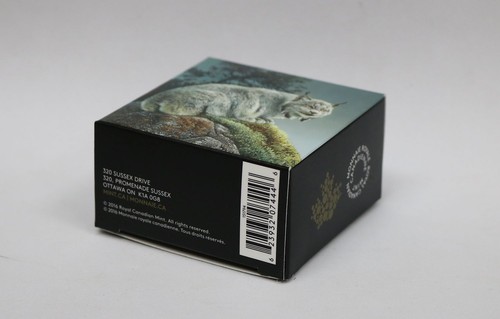 2016 $20 Majestic Animals II Commanding Canada Lynx 1 oz .9999 Silver Proof Coin